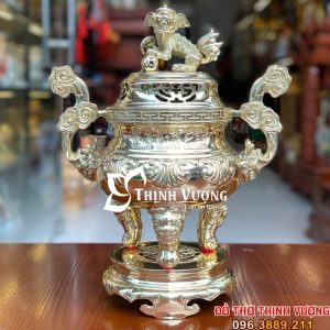 Bộ Đỉnh Đồng Tai Mây - Vàng Bóng