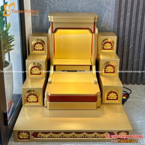 Bộ Ban Thần Tài Hỏa Vượng Phúc Chiêu HDSG Vàng Gold